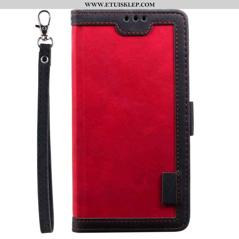 Etui Folio do iPhone 15 Styl Vintage